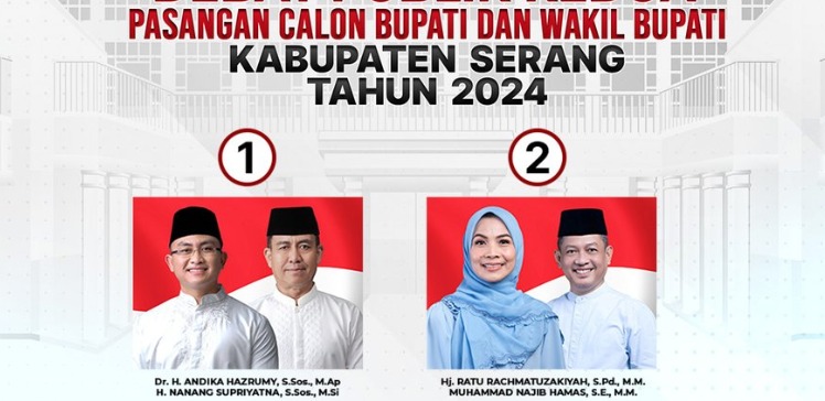 Quick Count Pilbup Serang 2024: Ratu Rachmat Zakiyah Unggul Telak atas Anak Ratu Atut